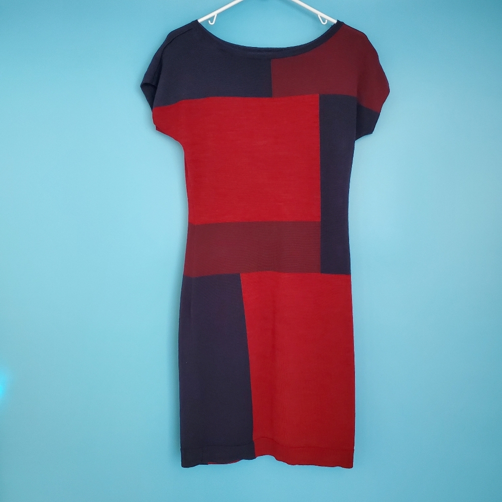 The Limited Dress Size Small Sheath Knit Wool Blend